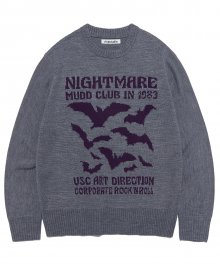 NIGHTMARE KNIT [GREY]