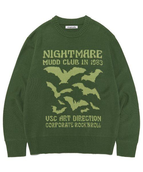 NIGHTMARE KNIT [GREEN]