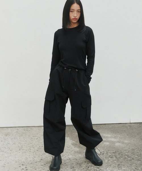 Брюки-парашют Cotton-Nylon (Black)