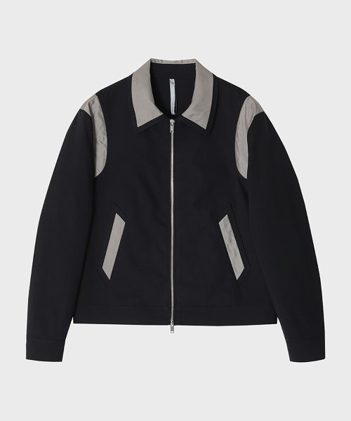 Куртка варсити из контрастной органзы (Black)