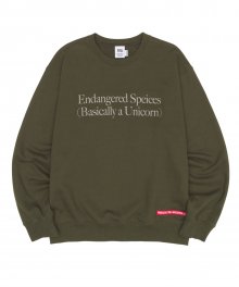 Species Brushed Sweatshirt Khaki Brown