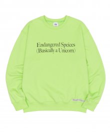 Species Brushed Sweatshirt Lime