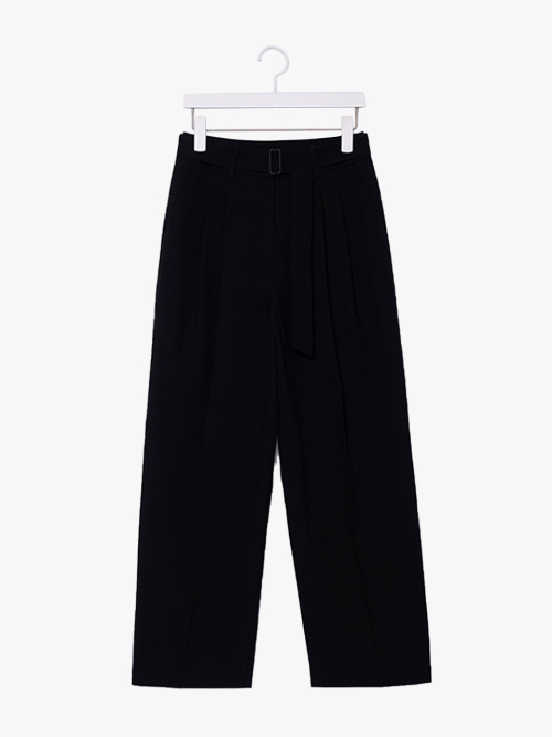 Брюки от костюма со складками (Black)