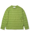 킹아카이브(THE K-ING ARCHIVES) Striped Knit (Yellow Green)