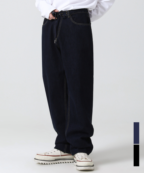 Carpenter Loosefit denim pants - 2COL