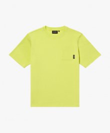 BIG LOGO POCKET TEE-LIME