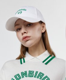 [판매종료] MONBIRDIE 19 BALL-CAP WHITE