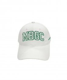 [판매종료] MBGC monbirdie golf club 볼캡 WHITE