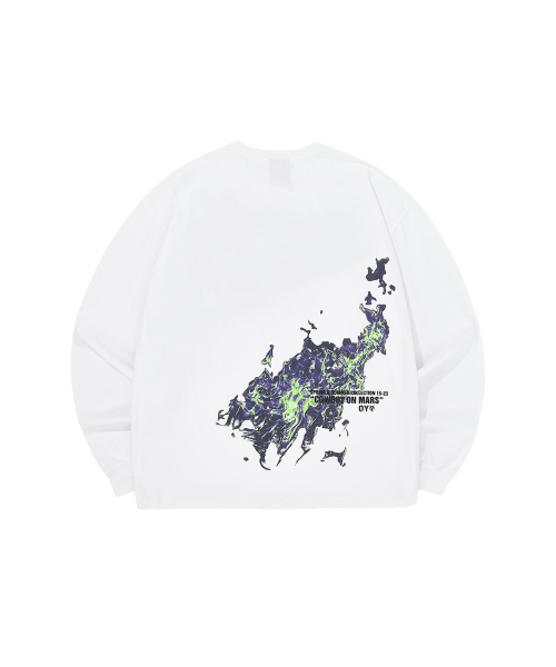 Лонгслив Blaze с лого — White