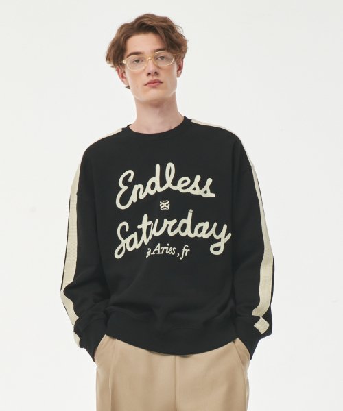 MUSINSA | SATUR Endless Saturday Sweatshirt Classic Black