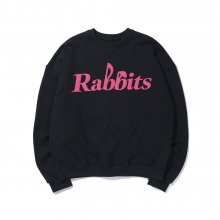 RABBITS CREWNECK BLACK