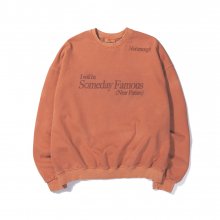 NOT ENOUGH HEAVY CREWNECK  ORANGE