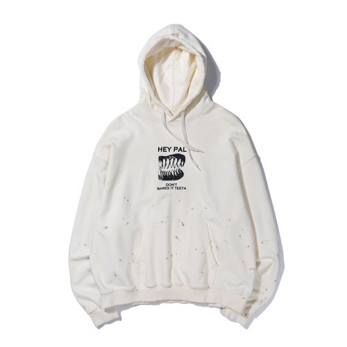 HYE PAL HEAVY HOODIE CREAM