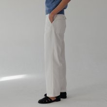 Back pocket cotton trousers