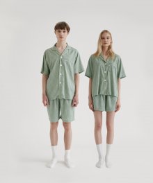 [모달] (couple) Peppermint Short Pajama Set