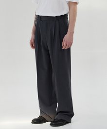 WIDE SILHOUETTE TROUSERS (CHARCOAL)