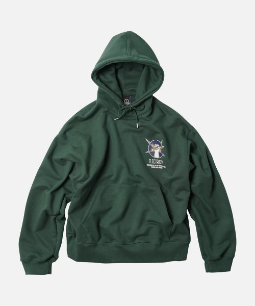 ELECTRICITY M-BADGE HOODY _ DARK GREEN