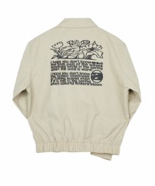 POETRY RIPSTOP JACKET BEIGE