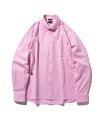 플레임 포켓 옥스포드 셔츠 핑크