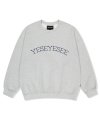Y.E.S Thin Logo Sweatshirt Grey