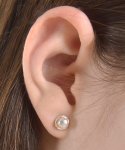 티오유(TOU) [Silver925]TR003 Oyster pearl earrings