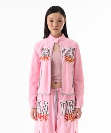 Line Track Jacket Pink