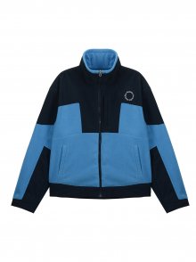 FLEECE TRACK JUMPER FOR MEN IN BLUE