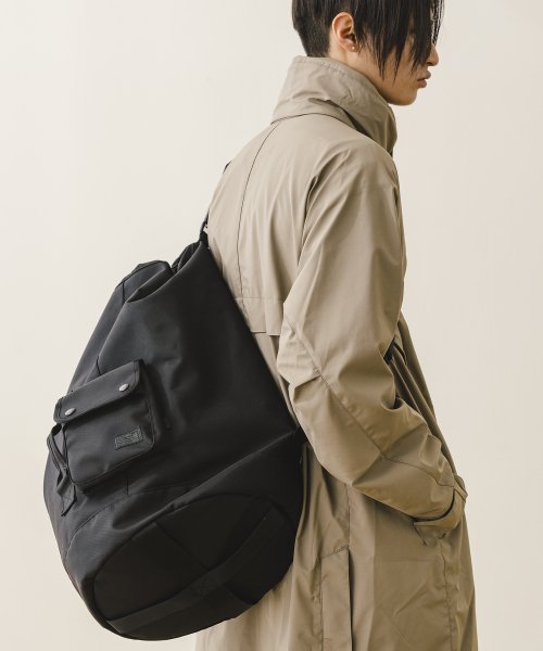 MUSINSA | THE EARTH CORDURA Ballistic String Sling Bag - BLACK