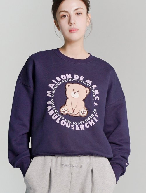 Clap Clap Bear Stitch Sweater