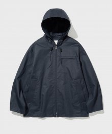 OLIVER HOODED JACKET (NAVY)