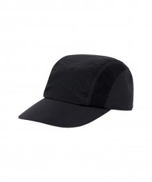 JACQUARD INCISION CAMP CAP BLACK