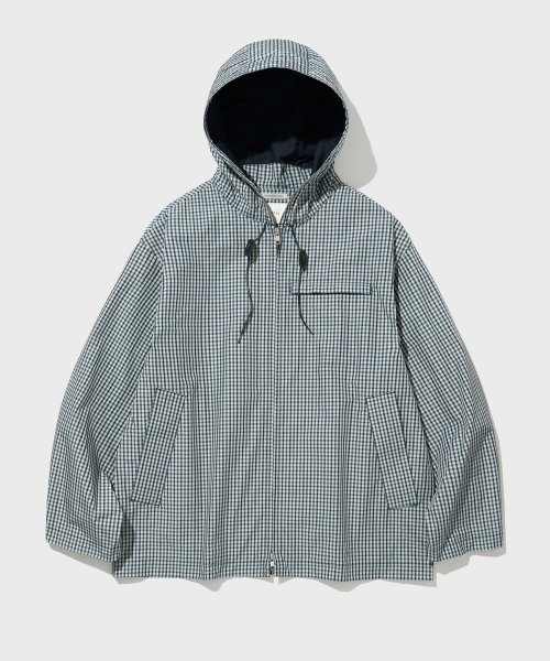 OLIVER HOODED Куртка (CHECK Синий)