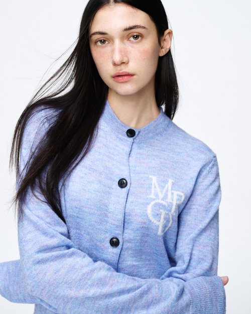 마르디 메크르디(MARDI MERCREDI) MOHAIR CARDIGAN ROUND NECK MRCD_SKY IVORY - 사이즈 & 후기 | 무신사