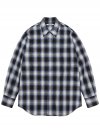SNAP FLANNEL SHIRTS [BLUE]