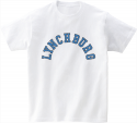 어썸어스(AWESOMEUS) (23SS)린치버그 로고 블루 반팔 티셔츠 화이트