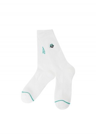 골든베어(GOLDEN BEAR) Contrast Logo High-Length Socks_G6LAX23051GRX 상품 이미지