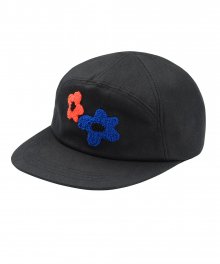 FLOWER SYMBOL CAP (BLACK)