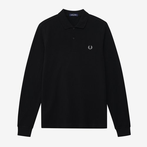 Лонгслив Fred Perry M6006 - Black/Chrome M6006-906