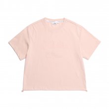 N232WTS910 여성 데일리 숏기장 반팔 티셔츠 PINK