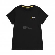 N232WTS810 여성 로고 반팔 티셔츠 SMALL LOGO BLACK