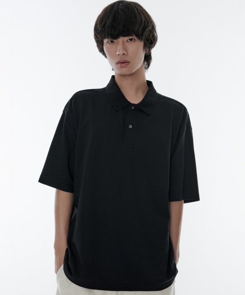 MUSINSA | MUSINSA STANDARD [Cool Standard] Oversized Pique Polo