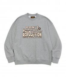 Revolution Artwork Sweatshirts Gray