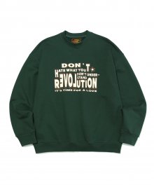 Revolution Artwork Sweatshirts Green