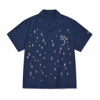 포스333(PHOS333) Nightsky Print Shirt/Navy 상품 이미지