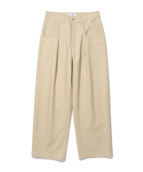 MUSINSA | MILLO ARCHIVE Chino Tuck Pants [Sand Beige]