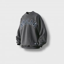 Applique Heavy Sweat Shirt - Grey