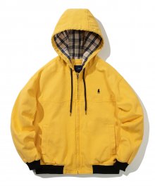 HERITAGE WESTERN HOODIE ZIP UP YELLOW