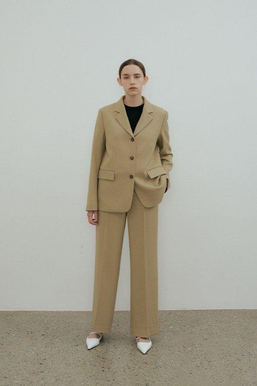THREE BUTTON Куртка - Khaki Бежевый
