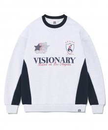 VSW Football Crewneck Light Gray