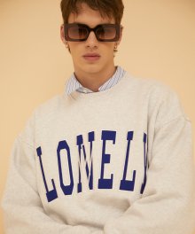 LONELY/LOVELY FLUFF SWEATSHIRT ASH GRAY